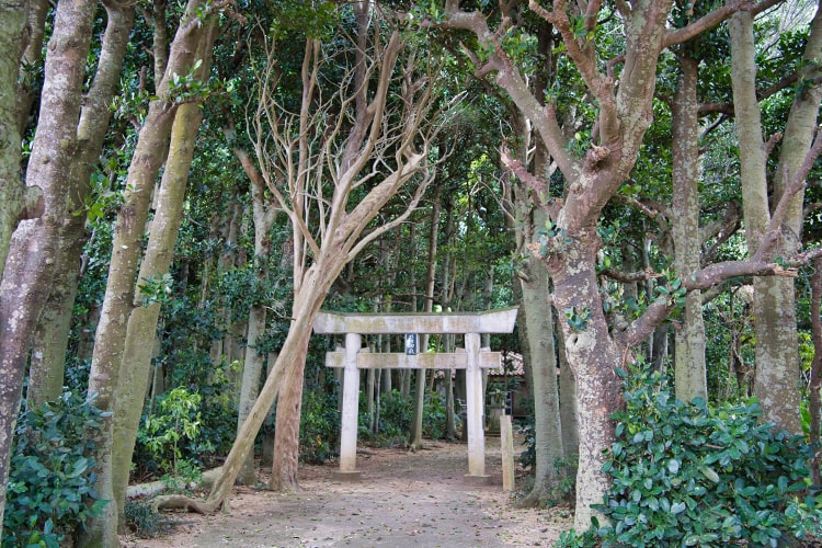 塩川御嶽の鳥居